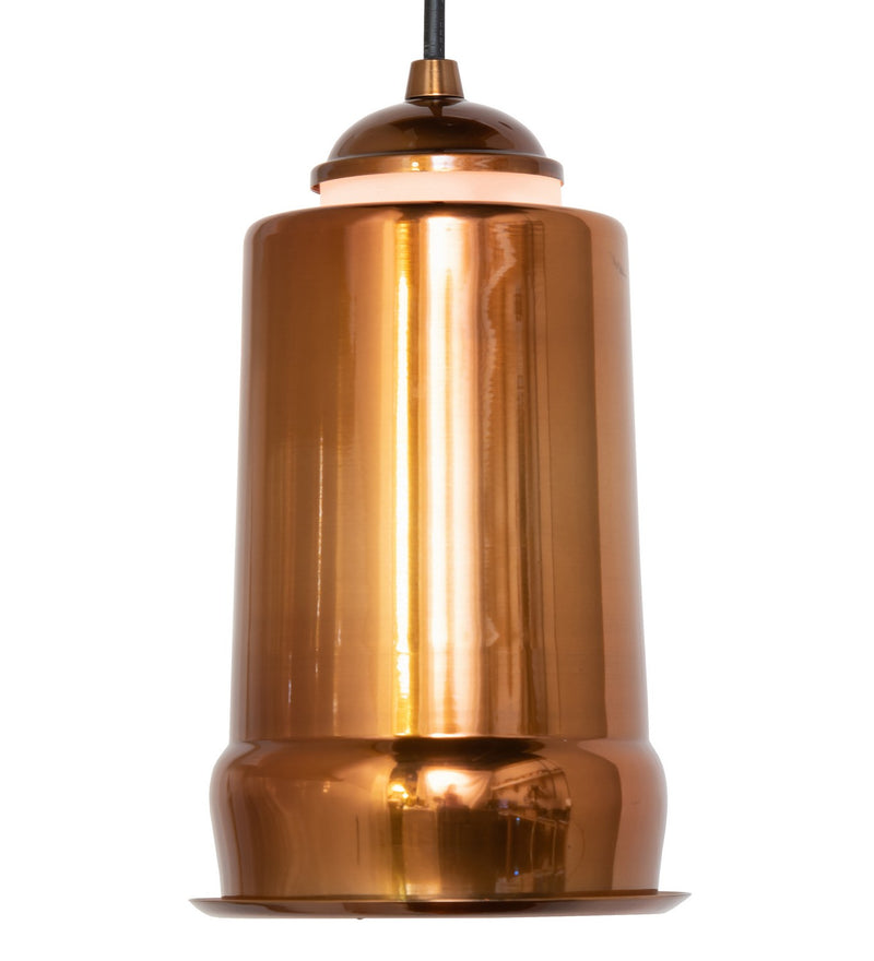 Meyda Tiffany 267168 One Light Mini Pendant, Transparent Copper