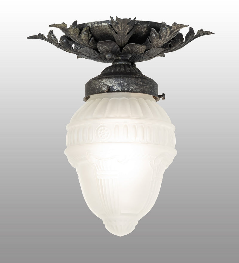 Meyda Tiffany 267262 One Light Flushmount, Pewter