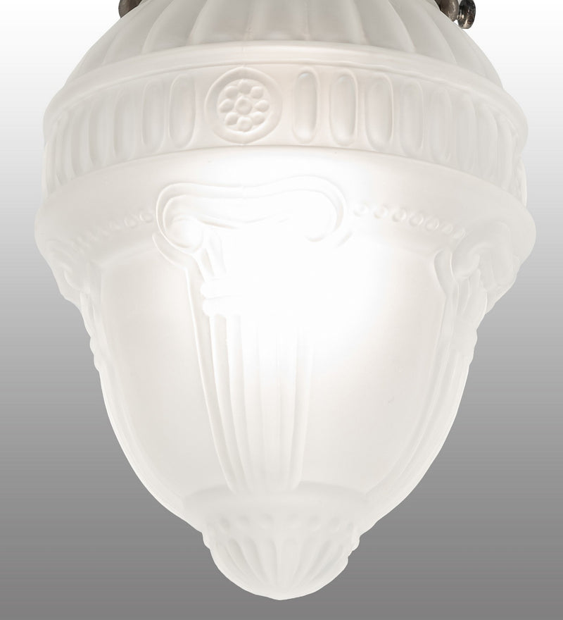 Meyda Tiffany 267262 One Light Flushmount, Pewter