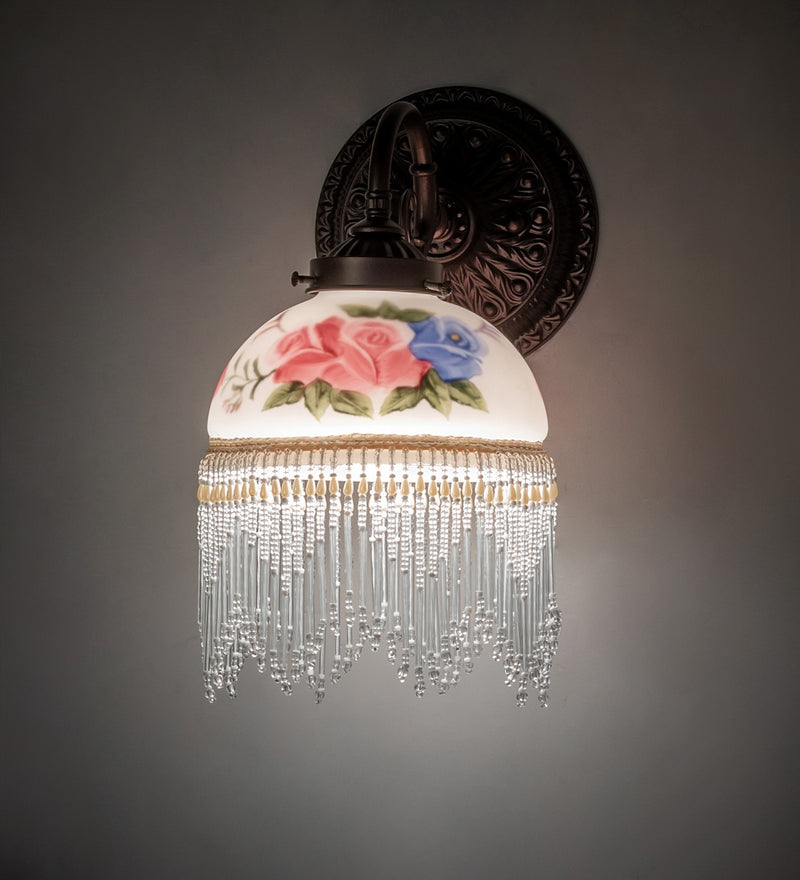 Meyda Tiffany 267379 One Light Wall Sconce, Mahogany Bronze