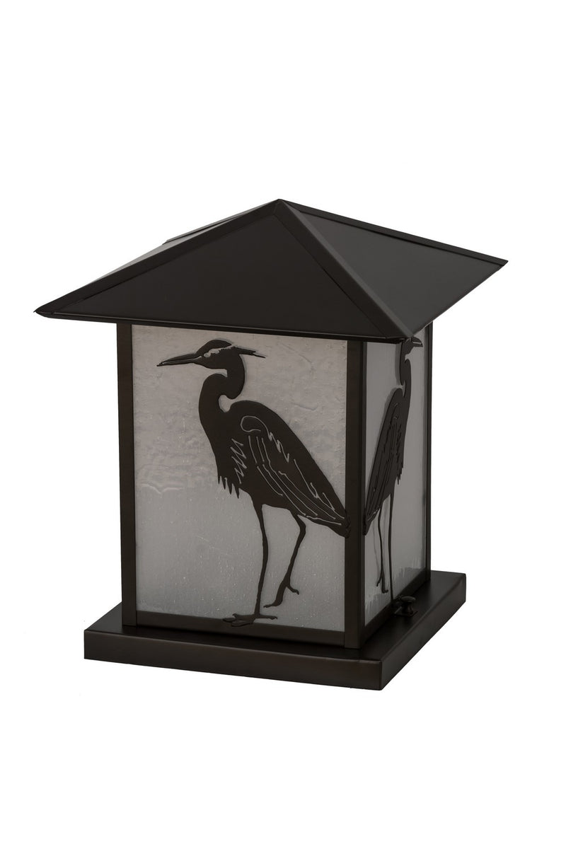 Meyda Tiffany 267800 One Light Pier Mount, Craftsman Brown