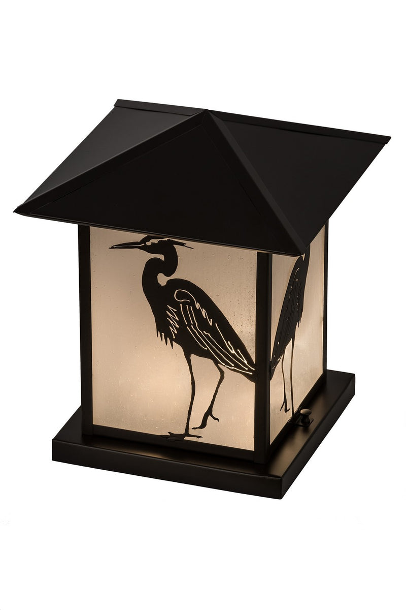 Meyda Tiffany 267800 One Light Pier Mount, Craftsman Brown