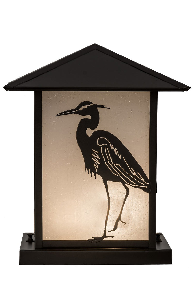 Meyda Tiffany 267800 One Light Pier Mount, Craftsman Brown