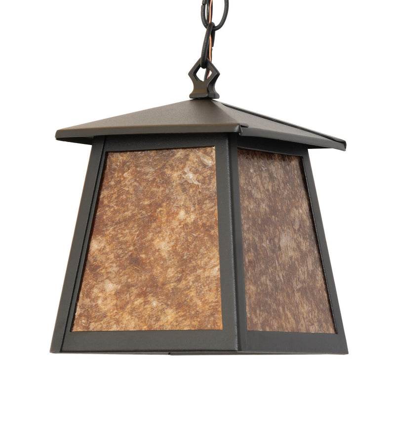Meyda Tiffany 267958 One Light Mini Pendant, Textured Black