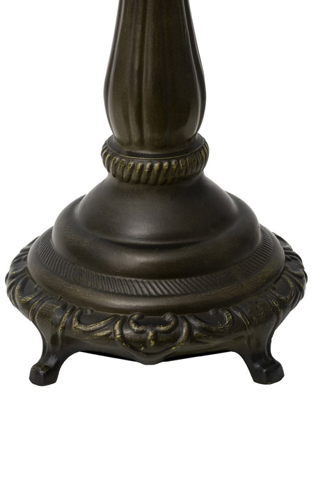 Meyda Tiffany 268098 Two Light Table Lamp, Mahogany Bronze