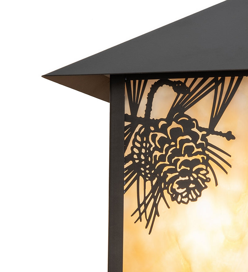 Meyda Tiffany 41235 One Light Wall Sconce, Craftsman Brown