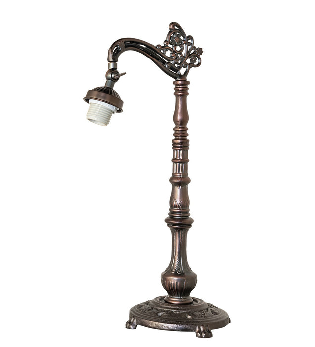 Meyda Tiffany 46564 One Light Desk Lamp, Mahogany Bronze