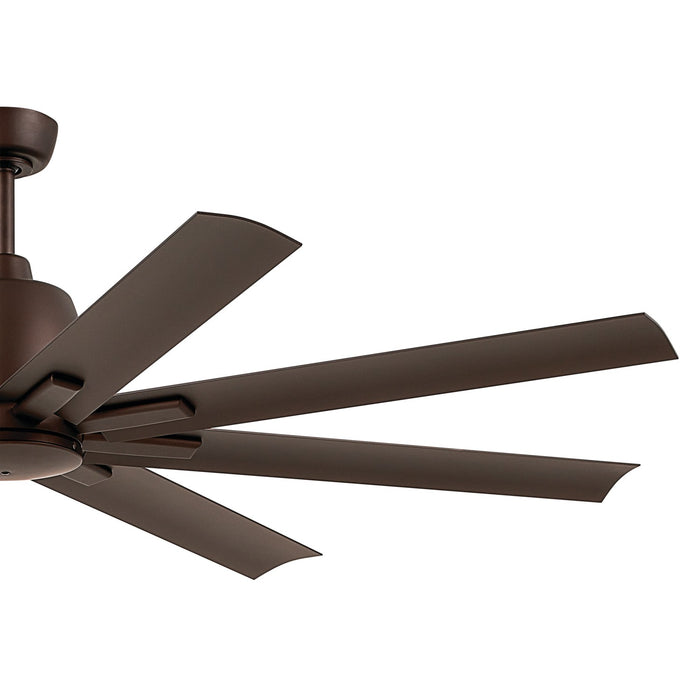Kichler 310265SNB 65" Ceiling Fan, Satin Natural Bronze