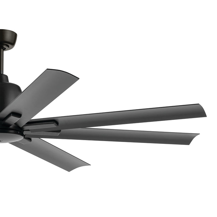 Kichler 310265SBK 65" Ceiling Fan, Satin Black
