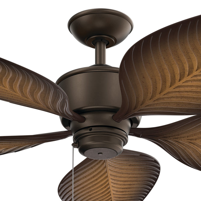 Kichler 310095SNB 56" Ceiling Fan, Satin Natural Bronze
