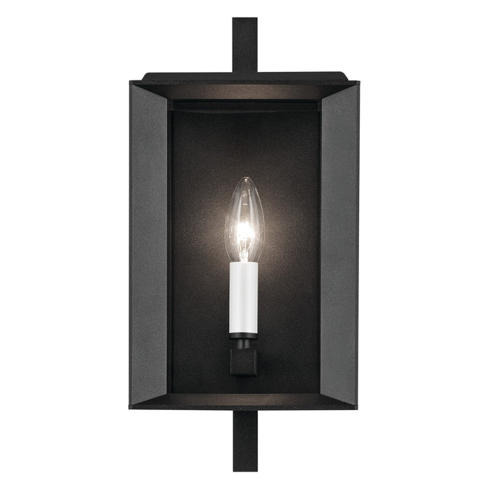 Kichler 59131BKT One Light Outdoor Wall Mount, Textured Black