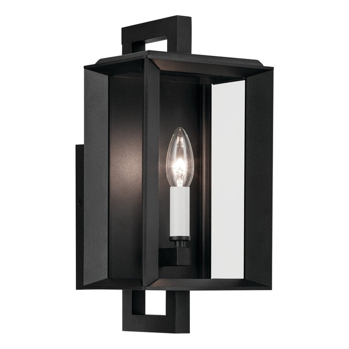 Kichler 59131BKT One Light Outdoor Wall Mount, Textured Black