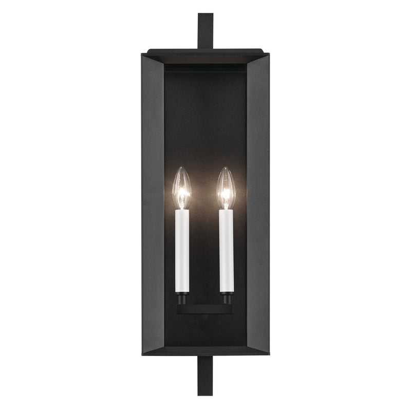 Kichler 59133BKT Two Light Outdoor Wall Mount, Textured Black