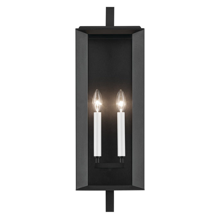 Kichler 59133BKT Two Light Outdoor Wall Mount, Textured Black