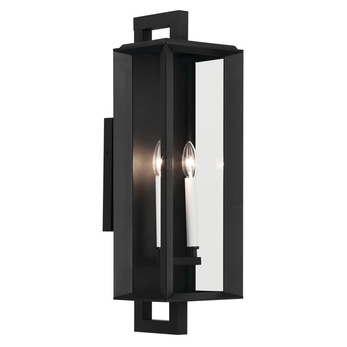 Kichler 59133BKT Two Light Outdoor Wall Mount, Textured Black