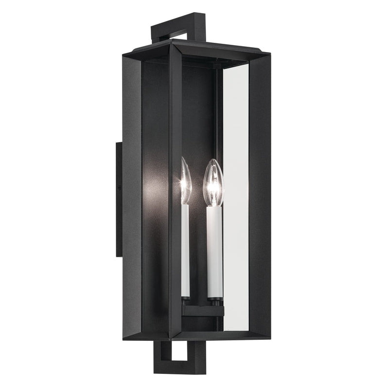 Kichler 59132BKT Two Light Outdoor Wall Mount, Textured Black