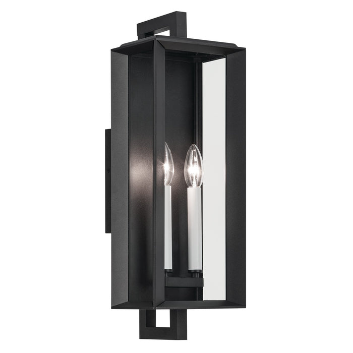 Kichler 59132BKT Two Light Outdoor Wall Mount, Textured Black