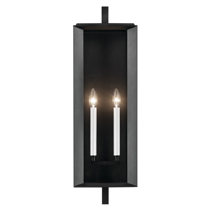 Kichler 59134BKT Two Light Outdoor Wall Mount, Textured Black