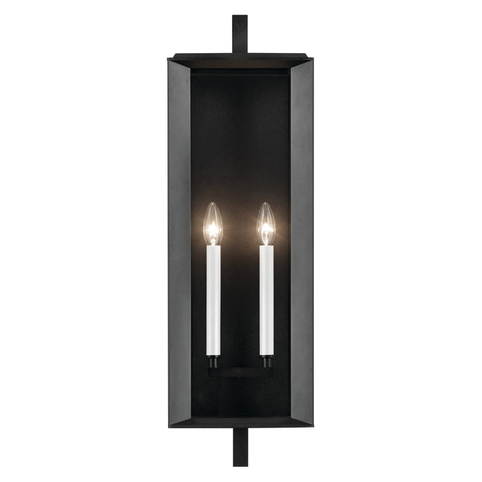 Kichler 59134BKT Two Light Outdoor Wall Mount, Textured Black