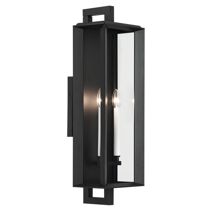 Kichler 59134BKT Two Light Outdoor Wall Mount, Textured Black