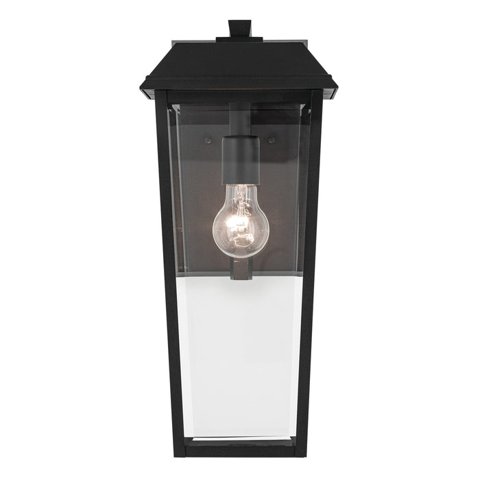 Kichler 59119BKT One Light Outdoor Wall Mount, Textured Black