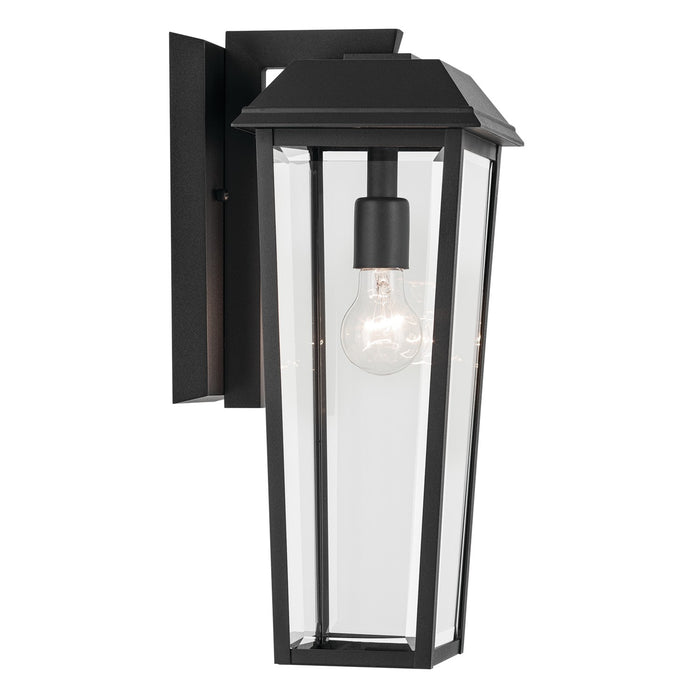 Kichler 59119BKT One Light Outdoor Wall Mount, Textured Black