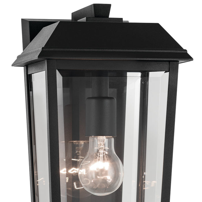 Kichler 59119BKT One Light Outdoor Wall Mount, Textured Black