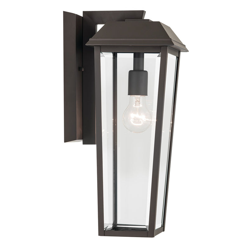 Kichler 59119OZ One Light Outdoor Wall Mount, Olde Bronze
