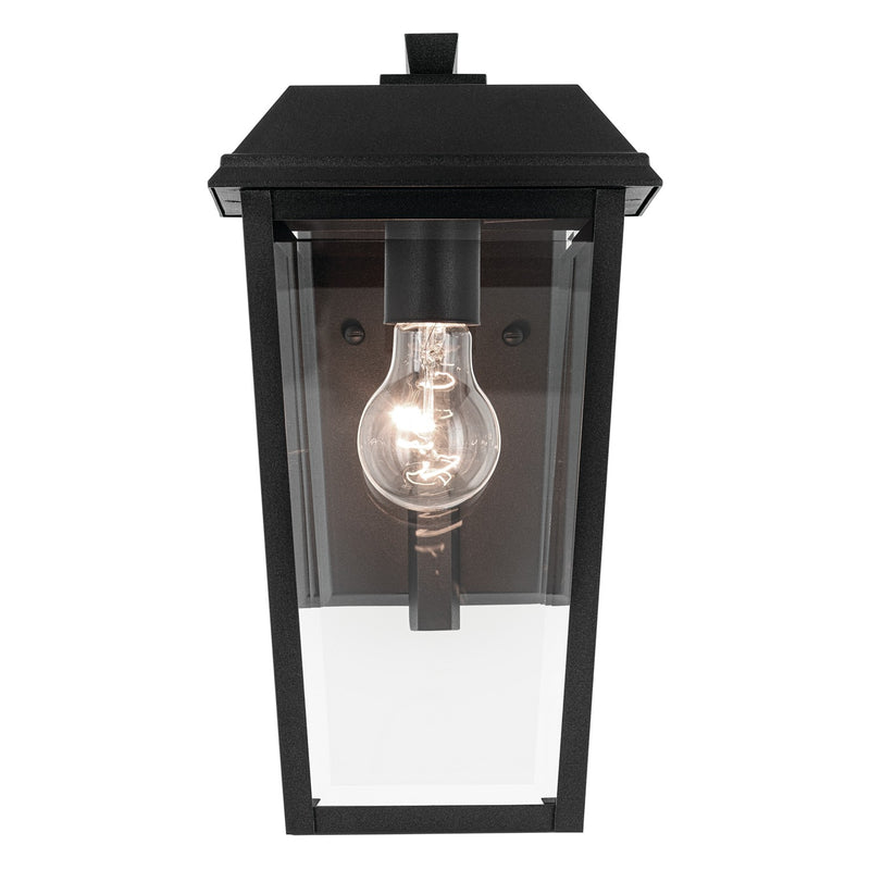 Kichler 59118BKT One Light Outdoor Wall Mount, Textured Black