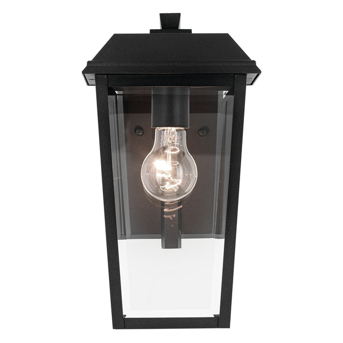 Kichler 59118BKT One Light Outdoor Wall Mount, Textured Black