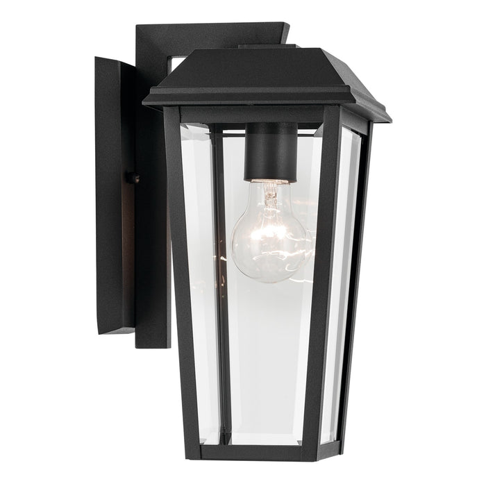 Kichler 59118BKT One Light Outdoor Wall Mount, Textured Black