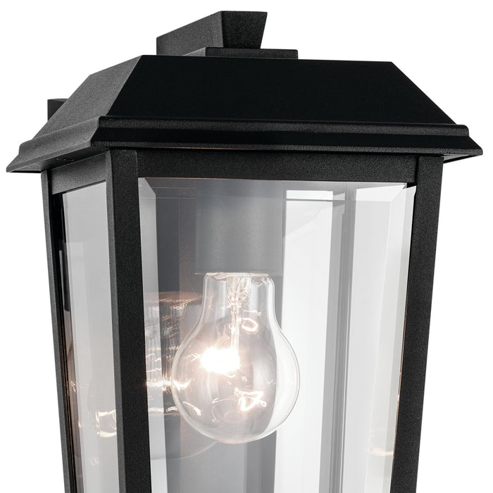 Kichler 59118BKT One Light Outdoor Wall Mount, Textured Black