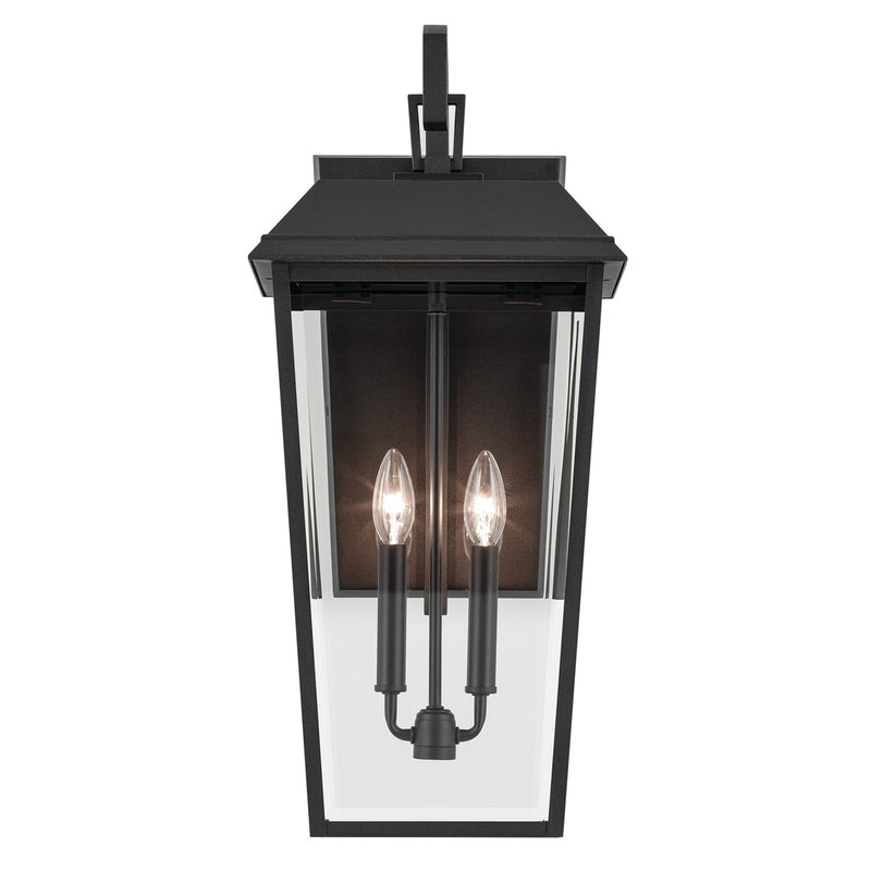 Kichler 59120BKT Two Light Outdoor Wall Mount, Textured Black
