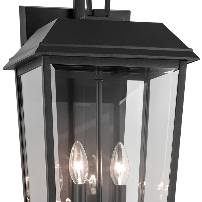 Kichler 59120BKT Two Light Outdoor Wall Mount, Textured Black