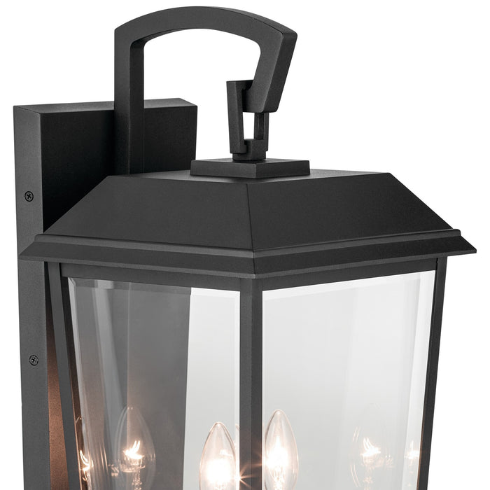 Kichler 59120BKT Two Light Outdoor Wall Mount, Textured Black
