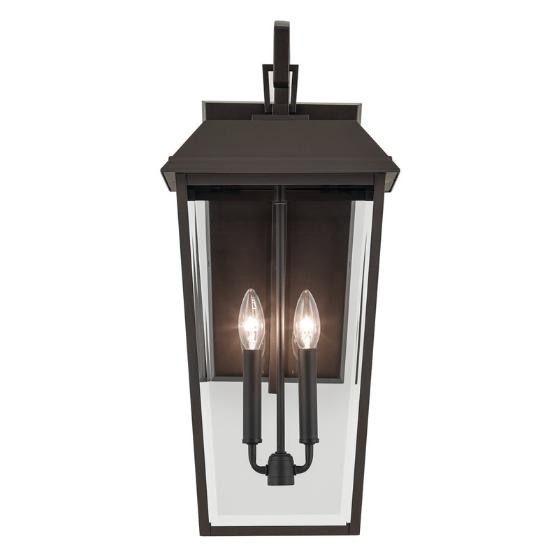 Kichler 59120OZ Two Light Outdoor Wall Mount, Olde Bronze