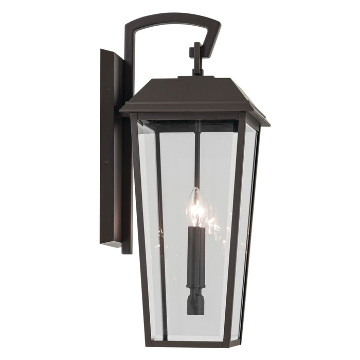Kichler 59120OZ Two Light Outdoor Wall Mount, Olde Bronze