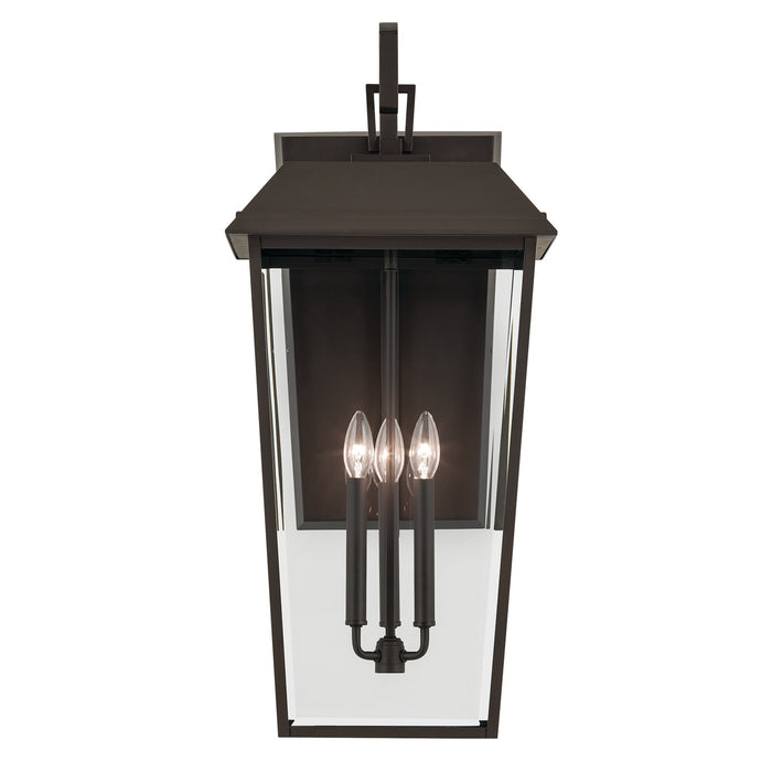 Kichler 59121OZ Three Light Outdoor Wall Mount, Olde Bronze