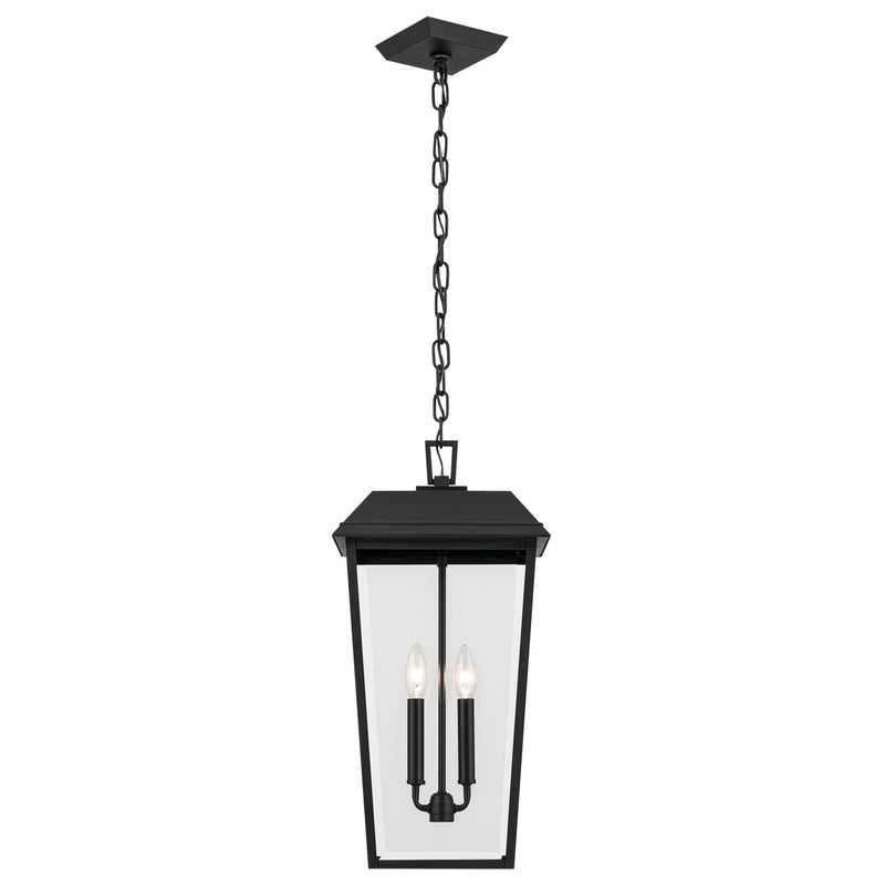 Kichler 59122BKT Two Light Outdoor Pendant, Textured Black