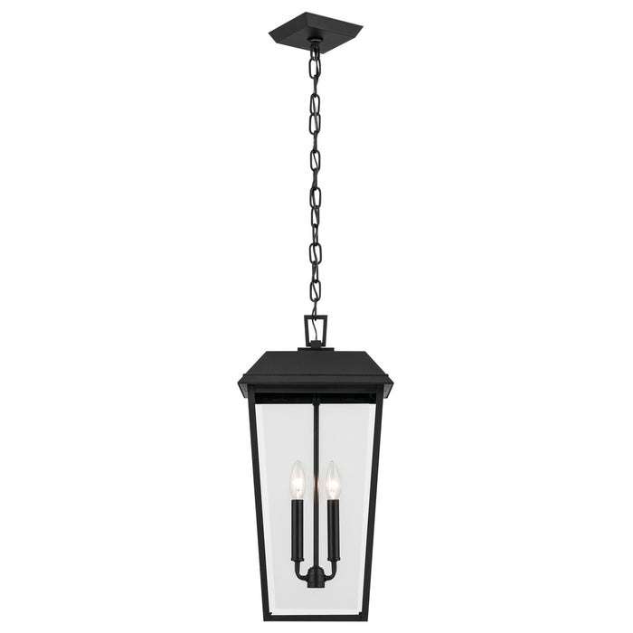 Kichler 59122BKT Two Light Outdoor Pendant, Textured Black