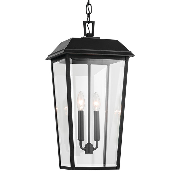 Kichler 59122BKT Two Light Outdoor Pendant, Textured Black