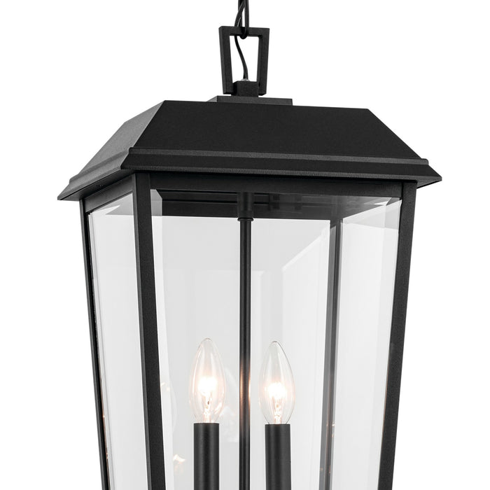 Kichler 59122BKT Two Light Outdoor Pendant, Textured Black