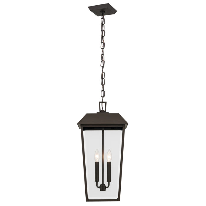 Kichler 59122OZ Two Light Outdoor Pendant, Olde Bronze