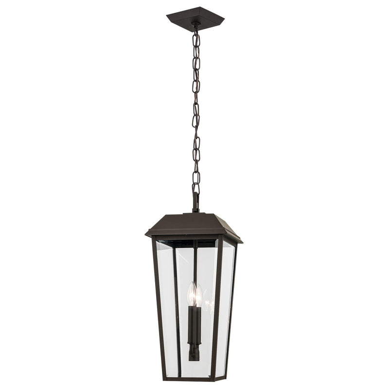 Kichler 59122OZ Two Light Outdoor Pendant, Olde Bronze