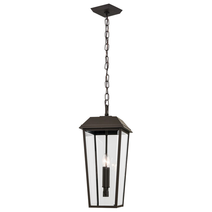 Kichler 59122OZ Two Light Outdoor Pendant, Olde Bronze