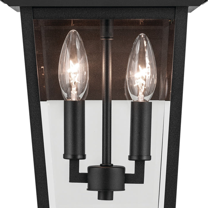 Kichler 59125BKT Two Light Outdoor Wall Mount, Textured Black