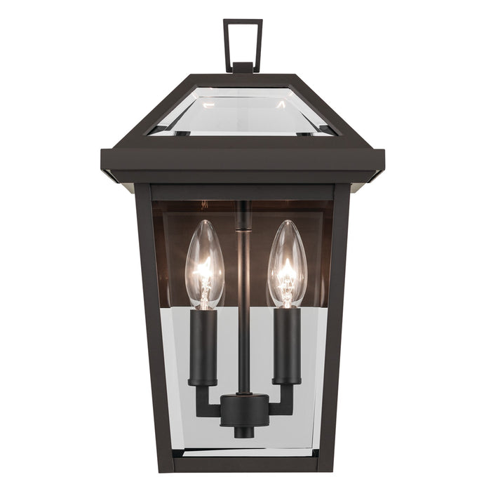 Kichler 59125OZ Two Light Outdoor Wall Mount, Olde Bronze