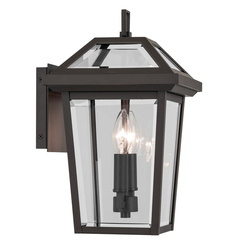 Kichler 59125OZ Two Light Outdoor Wall Mount, Olde Bronze