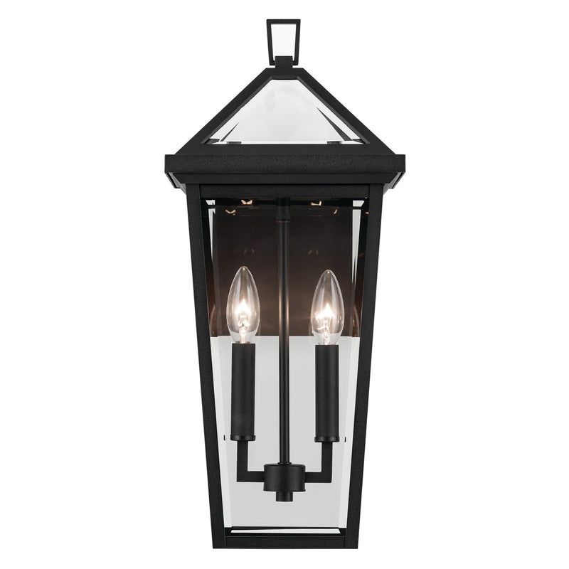 Kichler 59126BKT Two Light Outdoor Wall Mount, Textured Black