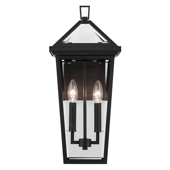 Kichler 59126BKT Two Light Outdoor Wall Mount, Textured Black